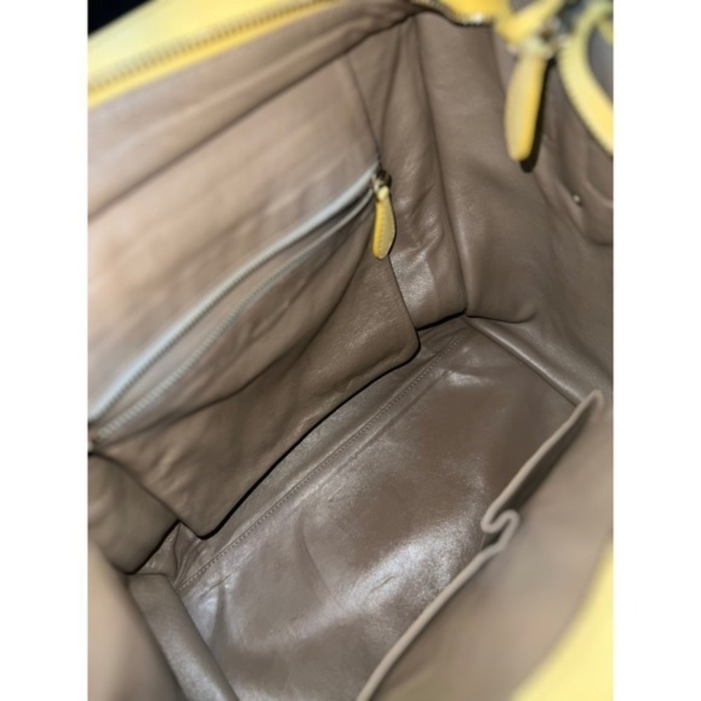 Celine Medium Phantom Luggage Tote Yellow Calfskin Phoebe Philo Era Authentic - Picture 11 of 16